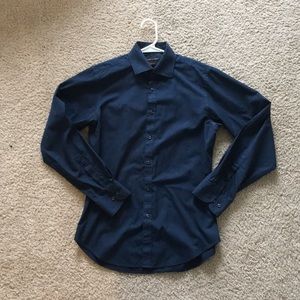 Valerio Garati Navy Dress Shirt